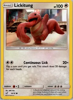 Lickitung - 16/18 - Detective Pikachu - Holo - Image 1