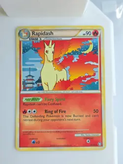 Rapidash Holo Rare Card - Lightly Played - Triumphant 8/102 - Pokemon TCG - Image 1
