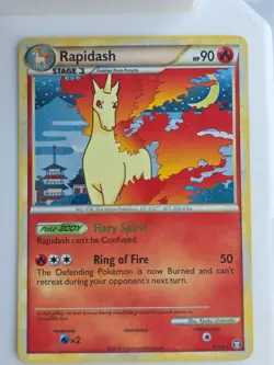 Rapidash Holo Rare Card - Lightly Played - Triumphant 8/102 - Pokemon TCG - Image 2