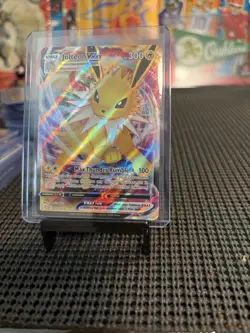 Pokemon TCG Jolteon VMAX Full Art Ultra Rare Holo Card Evolving Skies 051/203 NM - Image 1