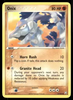 Pokemon Cards Onix 69/109 NON HOLO EX Team Rocket Returns Common NM - Image 1