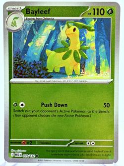 Bayleef 009/132 | Mega Evolution | Reverse Holo | Pokemon TCG | NEAR MINT - Image 1