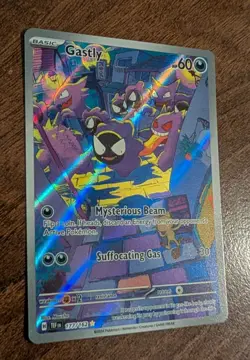 Gastly 177/162 Temporal Forces Illustration Rare Holo Pokemon TCG NM - Image 2