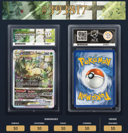 Leafeon VSTAR GG35/GG70 - Crown Zenith - Pokemon TCG - ACE 10 Perfect Subgrades - Image 1
