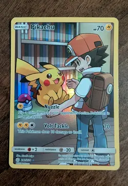 Pikachu 241/236 Cosmic Eclipse Secret Rare Pokemon TCG Near Mint Condition - Image 1
