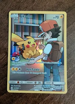 Pikachu 241/236 Cosmic Eclipse Secret Rare Pokemon TCG Near Mint Condition - Image 2