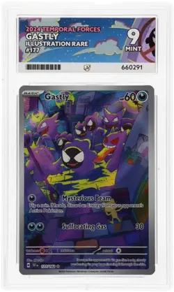Gastly 177/162 Temporal Forces Holo Illustration Rare Pokemon TCG Ace 9 - Image 1