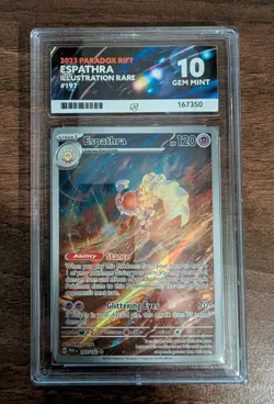 Espathra 197/182 Paradox Rift Illustration Rare Pokemon TCG Ace 10 - Image 1