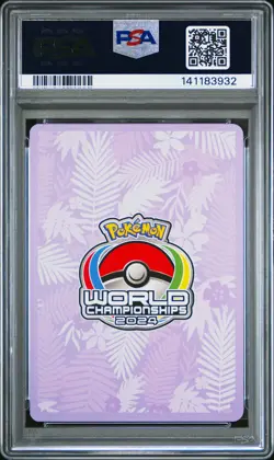 2025 POKEMON 2024 WORLD CHAMP DECK: ANCIENT TOOLBOX GOLD SIG ROARING MOON PSA 10 - Image 2