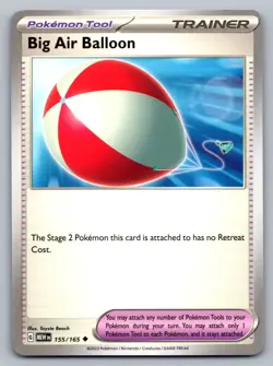 Pokemon TCG SV: Scarlet & Violet 151 Big Air Balloon 155/165 - Image 1
