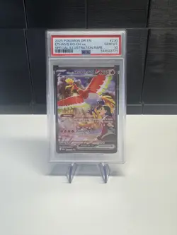 PSA 10 GEM MINT Pokemon TCG Ethan's Ho-Oh EX SIR 230/182 Destined Rivals #230 - Image 1