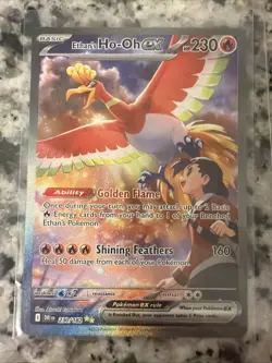 Pokemon TCG Ethan's Ho-Oh EX Sir 230/182 Destined Rivals - Image 4