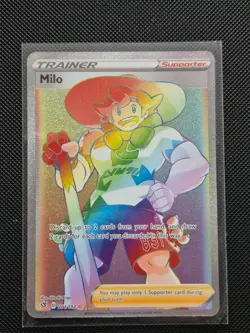 Milo - 201/192 - Rebel Clash - Rainbow Rare - NM - Image 1
