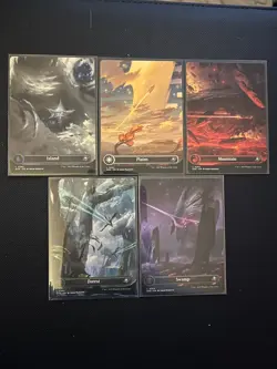 MTG Edge of Eternities Full Art Regular Borderless Basic Land Set - Image 1