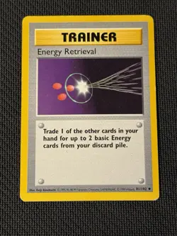 Energy Retrieval 81/102 - Pokemon Base Set Shadowless - Image 1