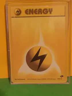 1995 Pokemon Lightning Energy (never played)130/132 - Image 1