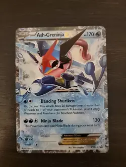 Ash-Greninja EX XY133 Xy Promo Holo Pokemon Card 2016 - Image 1