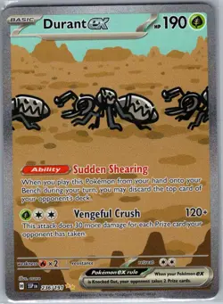 Durant ex 236/191 SIR SV08: Surging Sparks - Pokemon Card - NM - Image 1