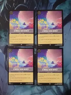 Disney Lorcana TCG the First Chapter: A Whole New World Regular Card 195/204 (4) - Image 1