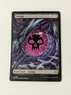 MTG Swamp- 0289 - Dragon Eye Full Art - Tarkir: Dragonstorm #0289 NM - Image 1