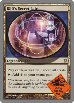 MTG R&D's Secret Lair [UNH - 135] LP alphabet - Image 1