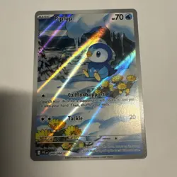 Piplup 098/094 Illustration Rare Pokemon Tcg Phantasmal Flames Mint Condition - Image 1