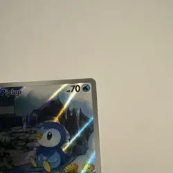 Piplup 098/094 Illustration Rare Pokemon Tcg Phantasmal Flames Mint Condition - Image 4