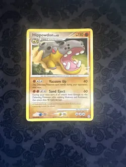 Pokemon Diamond & Pearl 29/130 Rare Card - Hippowdon - Image 1