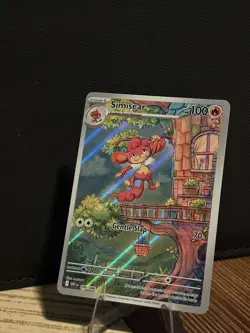 Pokemon Simisear Illustration Rare 100/086 Sv White Flare Holo Stage 1 2025 - Image 1