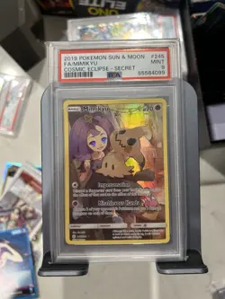 Pokemon Sun & Moon Mimikyu Cosmic Eclipse Secret Rare 245/236 PSA 9 - Image 1