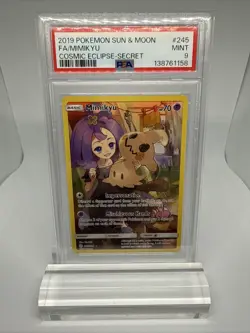 Pokemon Sun & Moon Mimikyu Cosmic Eclipse Secret Rare 245/236 PSA 9 - Image 3