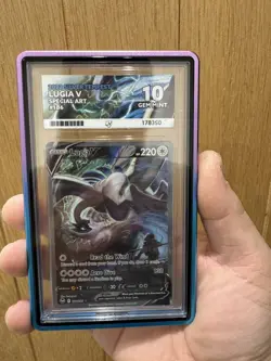 ACE 10 - Lugia V Alt Art Silver Tempest 186/195 Pokemon Card PERFECT SUBGRADES - Image 1