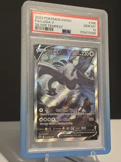 PSA 10 Lugia V ALT ART 186/195 - Silver Tempest 2023 Pokemon *SEE DESCRIPTION* - Image 3