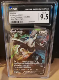 Pokemon Lugia v Silver Tempest 2022 Alt Art 186/195 CGC 9.5 Mint - Image 1
