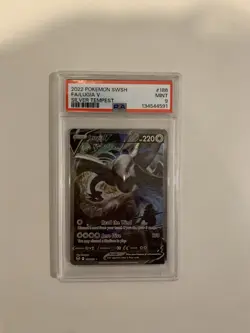 2022 Pokemon Lugia v Silver Tempest 186/195 Alt Art Ultra Rare PSA 9 Mint - Image 1