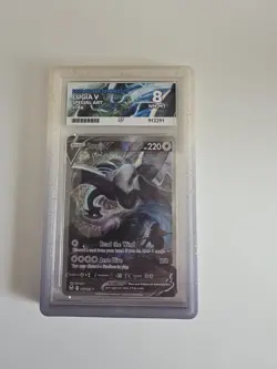 Pokemon TCG Lugia v Alt Art 186/195 Silver Tempest Ace 8 - Image 1