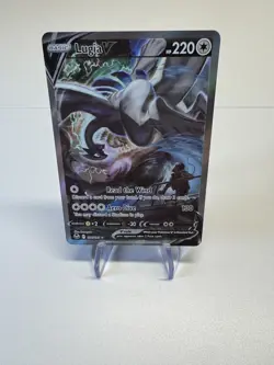 Pokemon TCG Lugia v Alt Art 186/195 Silver Tempest Mint - Image 3