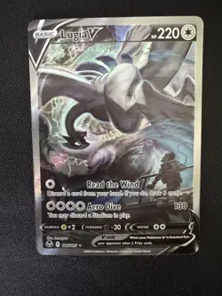 Pokemon TCG Lugia v Alt Art 186/195 Silver Tempest NM-MT! - Image 5