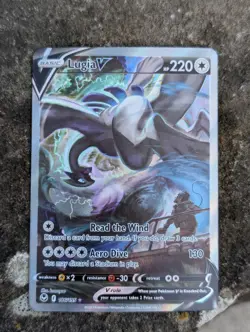 Pokemon TCG Lugia v Alt Art 186/195 Silver Tempest - Image 1