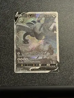 Pokemon TCG Lugia v Alt Art 186/195 Silver Tempest Mint Condition - Image 1
