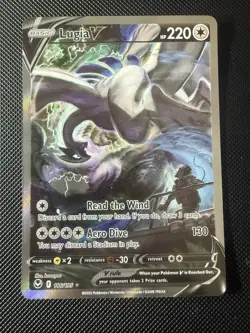 Pokemon TCG Silver Tempest Lugia v Alt Art 186/195 Near Mint Alternate Card - Image 1