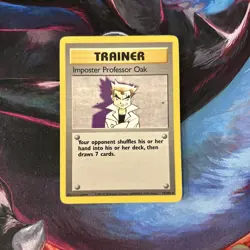 Imposter Professor Oak 73/102 Rare Base Set Non-Holo Trainer Card - Image 1