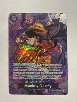 Monkey.D.Luffy ST26-005 SP SR Alt Art English NM One Piece Card - Image 1