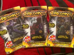 Redakai Conquer the Kairu X Drive Power Pack 3D and Animated Cards Lot of 3 New! - Image 1