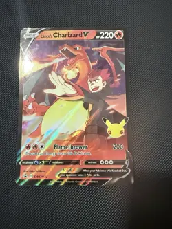 Lances Charizard v SWSH133 Promo Jumbo Raw English Pokemon Card - Image 1