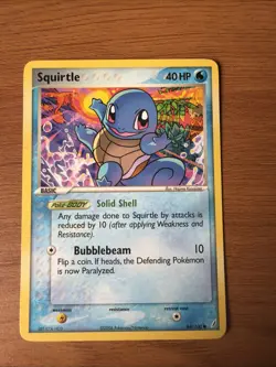 Pokemon Card - Squirtle 64/100 Crystal Guardians Regular - Image 1