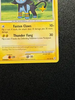 Luxio 52/130 Pokemon Card Diamond & Pearl - Image 4
