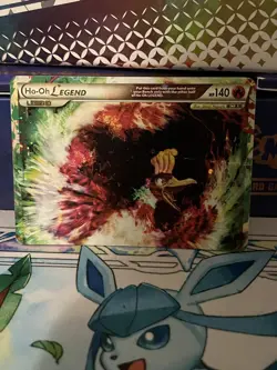 HO-OH LEGEND (top) 111/123 Heartgold & Soulsilver Holo Pokemon card - Image 1