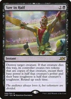 Saw in Half - Foil UNF LP MTG - Image 1