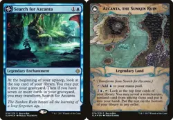 Search for Azcanta // Azcanta, the Sunken Ruin - Foil Buy-a-Box Promo XLN LP MTG - Image 1